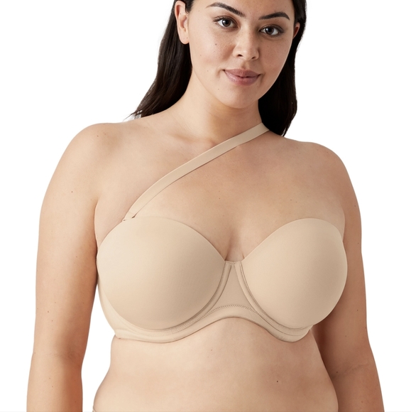 Wacoal Red Carpet Strapless Underwire Bra Shade Sand Style 854119 Size 32G - Picture 11 of 14